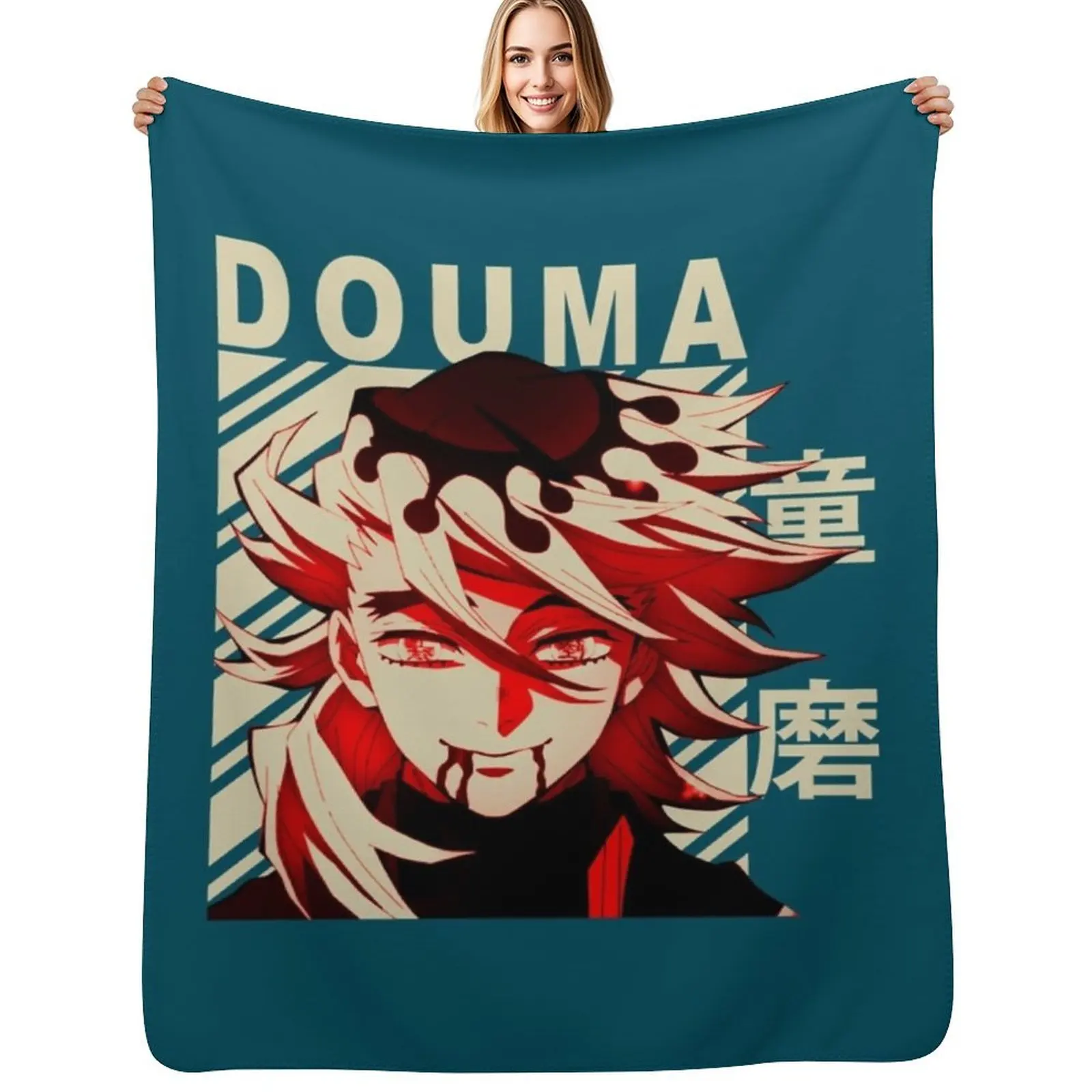 

Douma - Vintage Art Stx Throw Blanket All Season Soft Lightweight Blanket for Home