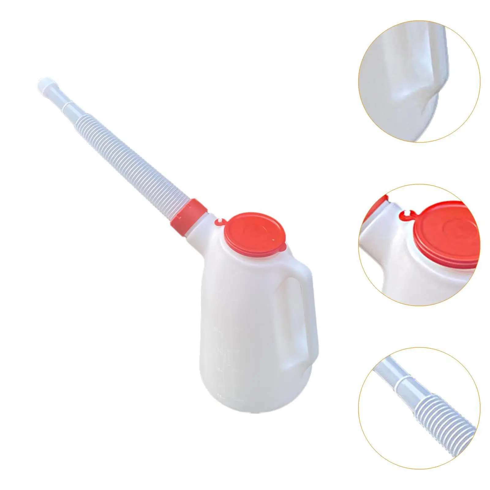 Jarro de óleo profissional com tampa dispensador de óleo de fluido automotivo que muda de óleo