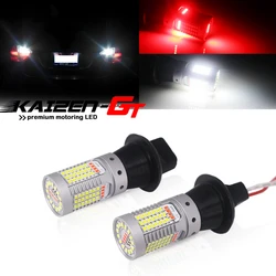 Error Free Canbus 1156 BA15S P21W 7506 Switchback Xenon White & Red LED Bulbs For Car Backup Reverse Lights & Rear Fog Lights