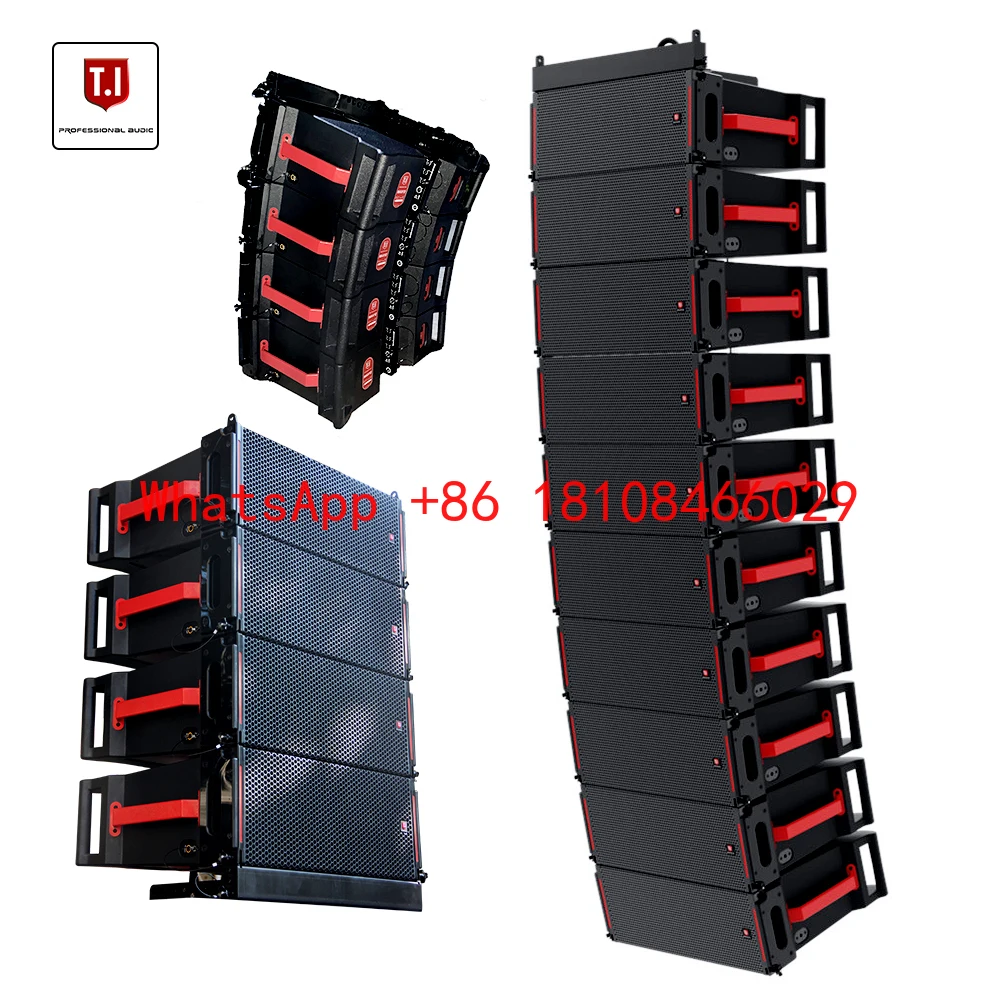 Altavoces Line Array Profesionales de 12 Pulgadas para Exteriores, Sistema de Sonido para Iglesias, Subwoofer con Bocina para Conciertos