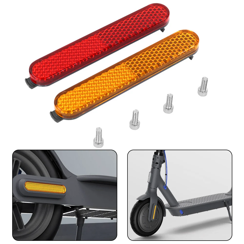 Electric Wheel Protect Shell Decorative Cover ABS Side Reflective Straps For Xiaomi Pro2 Scooters Accessories