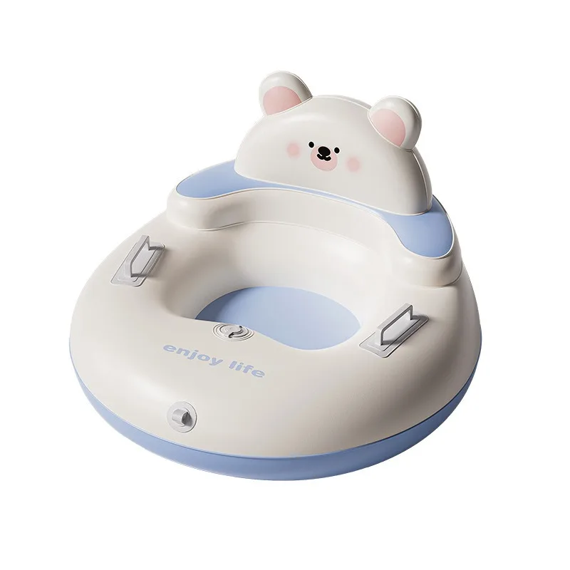 Winter Pvc Inflatable Ski Ring Children's Outdoor Inflatable Thickened Ski Mat Toy Snowboard Grass Mat