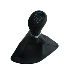 5 6 speed UK model Right Hand Driving RHD Car Shift Knob Gear Knob With Leather Boot For Bmw 1 Series E81 E82 E87 E88