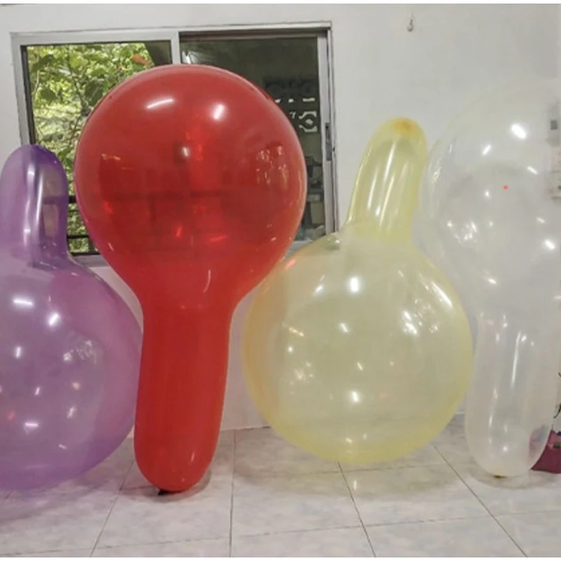 40 Zoll Übergroßer Gummi-Aufblasballon 6-Farben Einfarbig Transparent Party Festival Feier Hochzeit Atmosphäre Requisiten – Detail 9