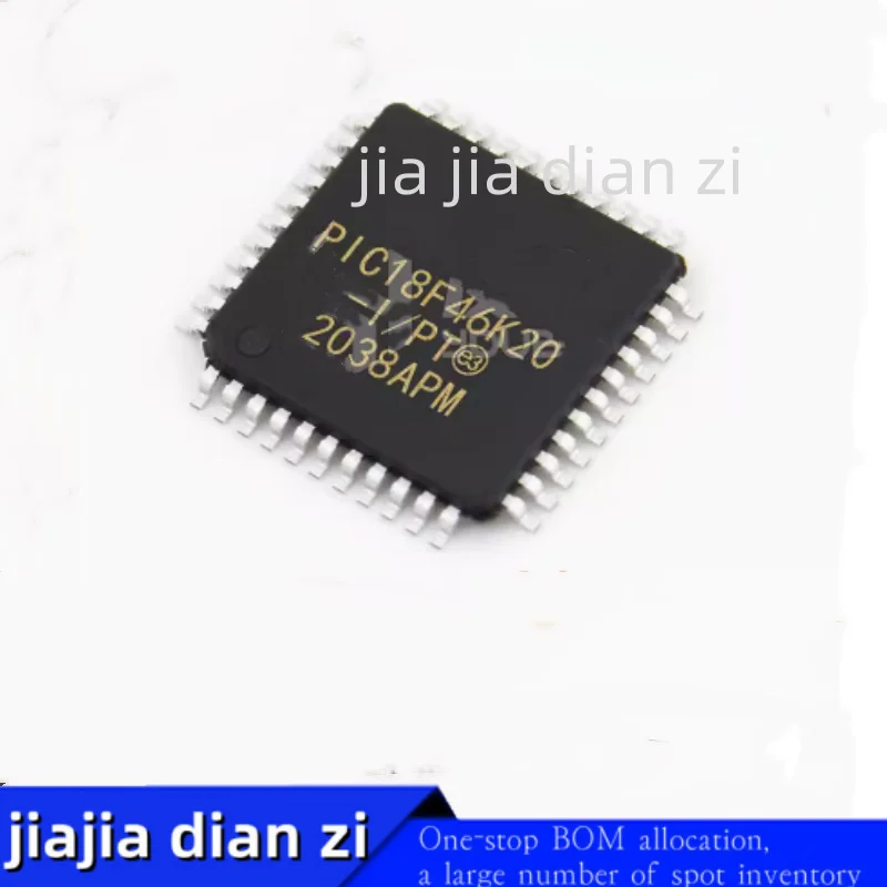 PIC18F46K20-I PT PIC18F46K20 TQFP-44 IC Chip, Em estoque, 1pc por lote