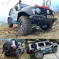KM Raytheon 1/8 Tank 300 climbing car Third Anniversary RC Remote Control Electric Model Car Differential Lock Off-road Vehicle