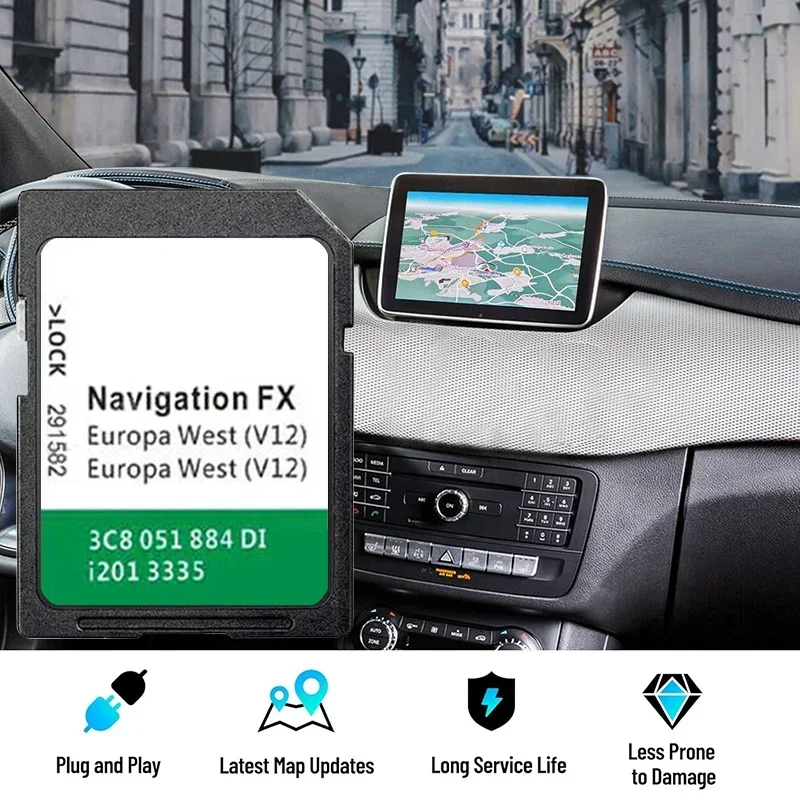 SD Card 3C8051884DI Navigation FX V12 Update Europa RNS 310 System Navi Software for Original VW