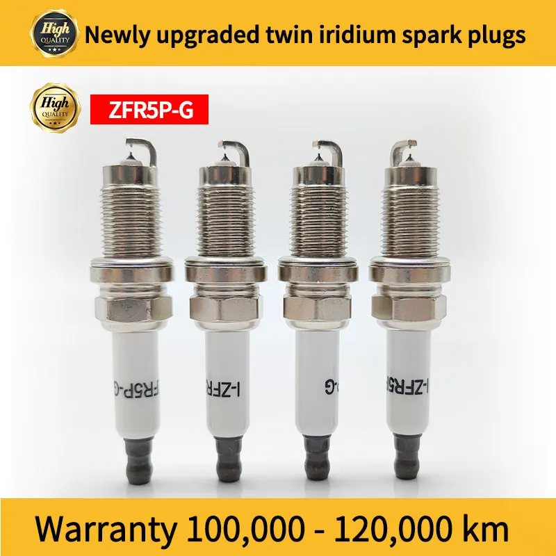 101 905 601B Candles Replace ZFR5P-G/6893 Dual Iridium Spark Plugs For Sagitar/Magotan/Jingrui/POLO/Bora/Golf/Mingrui