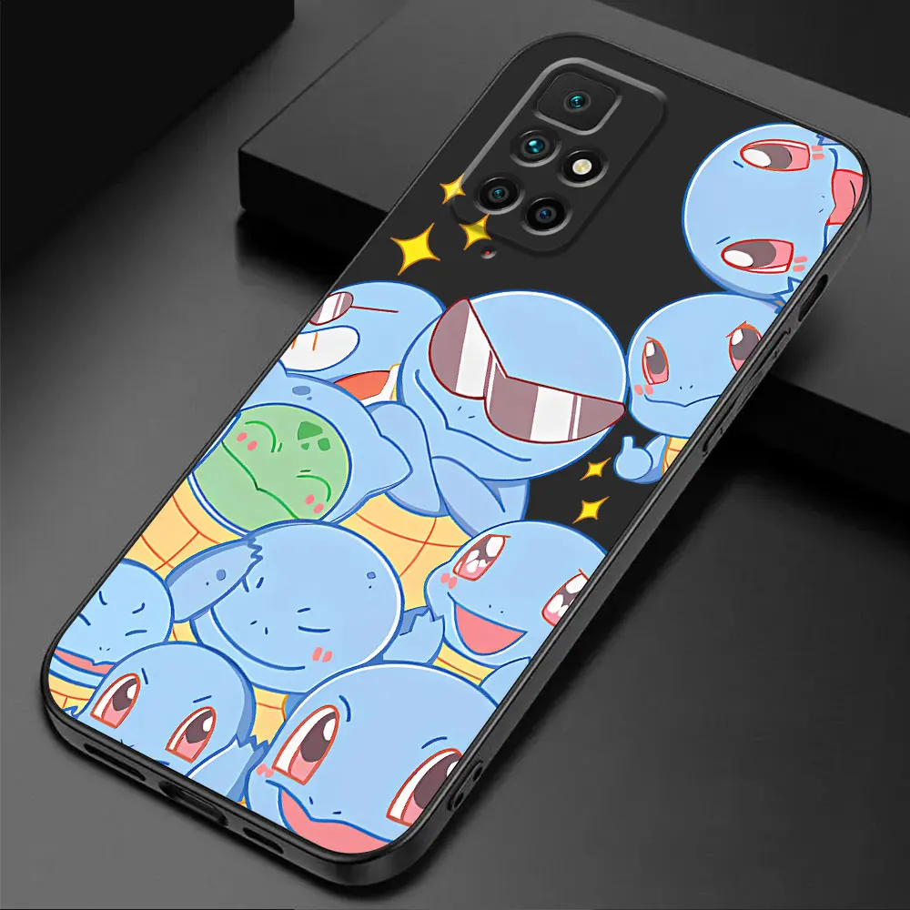 Anime Pokemon Silicone Case for Xiaomi Redmi Note 11 Pro 12 10 Pro 9 8 7 10S 12S 9S 11S 13 10 9T 8T 10 Lite Cover Bumper Funda