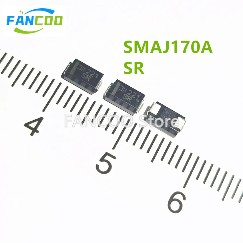 100PCS SMA 400W TVS Diodes SMAJ160A SMAJ160CA SMAJ170A SMAJ170CA SMAJ180A SMAJ180CA SMAJ200A SMAJ200CA SMA220A SMAJ220CA