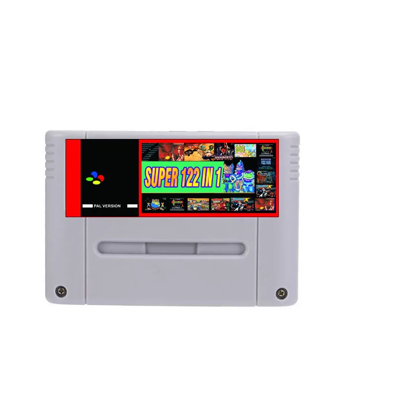 SUMMER FLASH Super 122 en 1 Juegos EUR con Axelay Capitán Comando Castlevania - Drácula X Final Fight Super Bomberman123