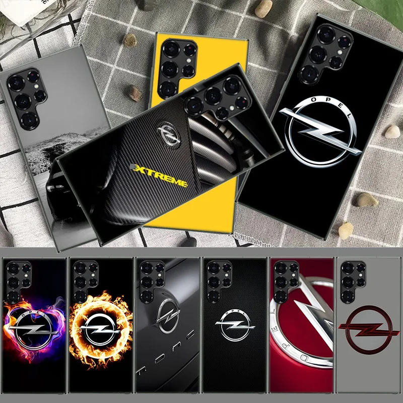 Opel Astra Logo Cases Phone Case for Samsung Galaxy S26 Ultra S25 Edge S24 S23 FE S21 Plus S20 S22 S10 Cover TPU Capa Shell Shoc