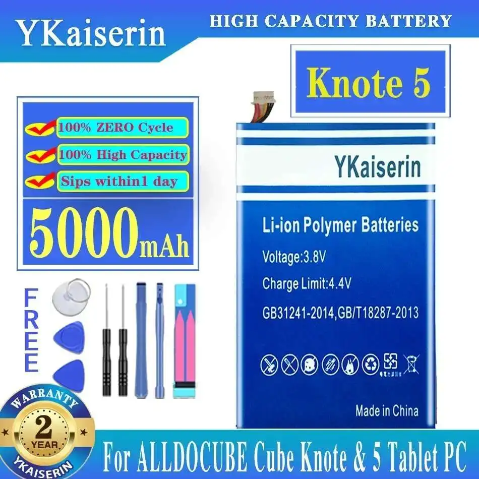 

Stable NV-3064148-2S High Capacity Tablet Battery For Alldocube Cube Knote 5 Knote5 PC Kubi New 5000Mah
