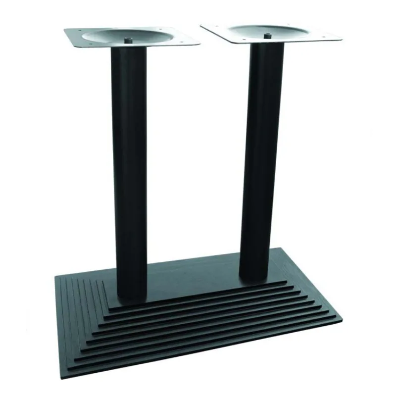 

Step Dining Table Legs [SP-MTL146] Double Tube Matte Black Table Legs Metal Long Table Stand