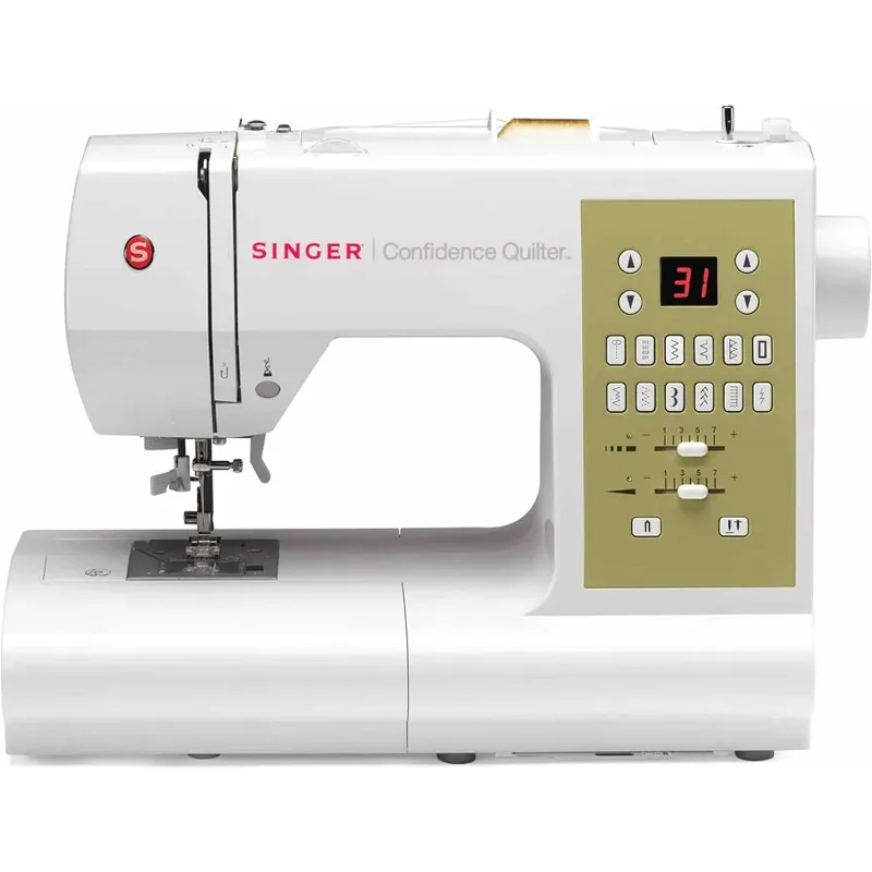 Confidence 7469Q Computerized & Quilting Sewing Machine with Built-In Needle Threader, 98 Built-In Stitches - Sewing Made Easy