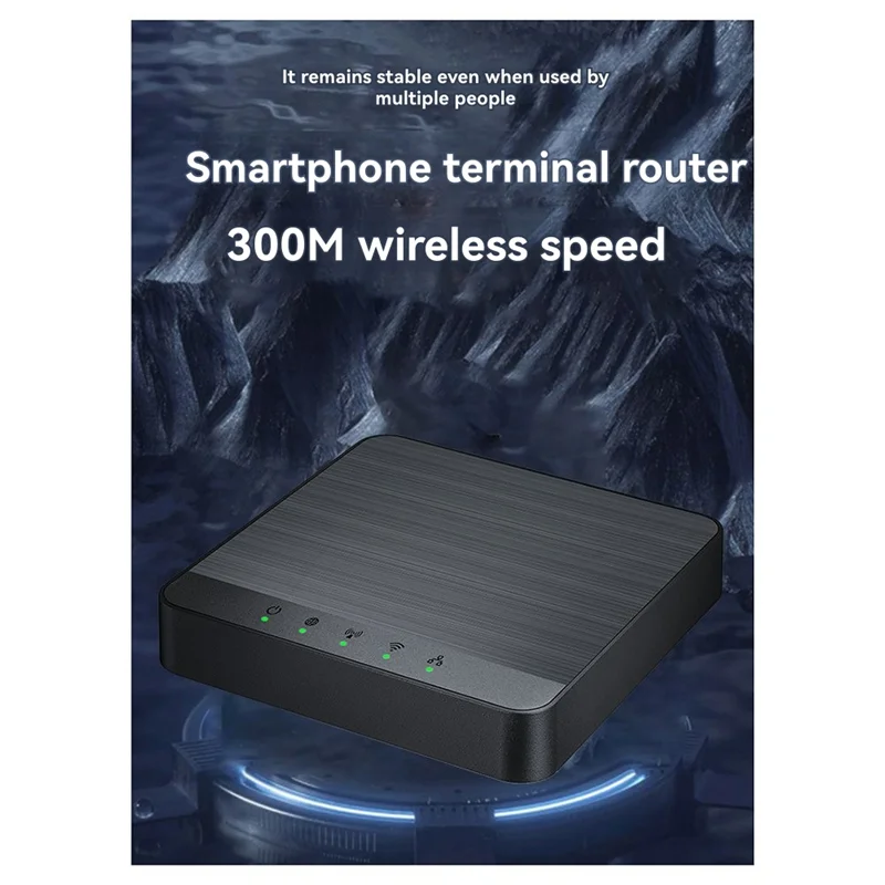 Y45A-4G LTE WIFI Router EU Version 300Mbps Mini Box Wifi Modem Outdoor Hotspot SIM Card Slot Repeater Supporting Up 30 Users