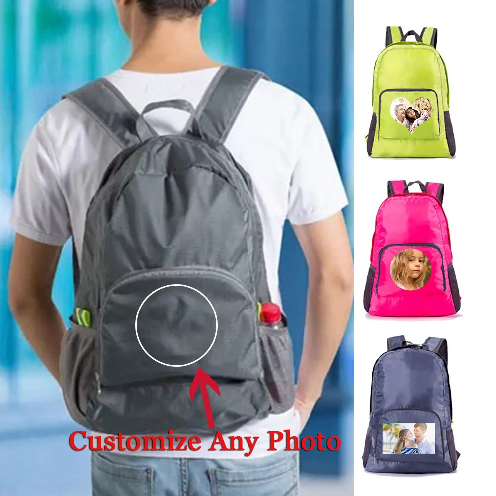 Foldable Backpack Camping Ultralight Folding Travel Daypack Custom Logo Women Sports School Bag Outdoor Hiking Daypack for Men