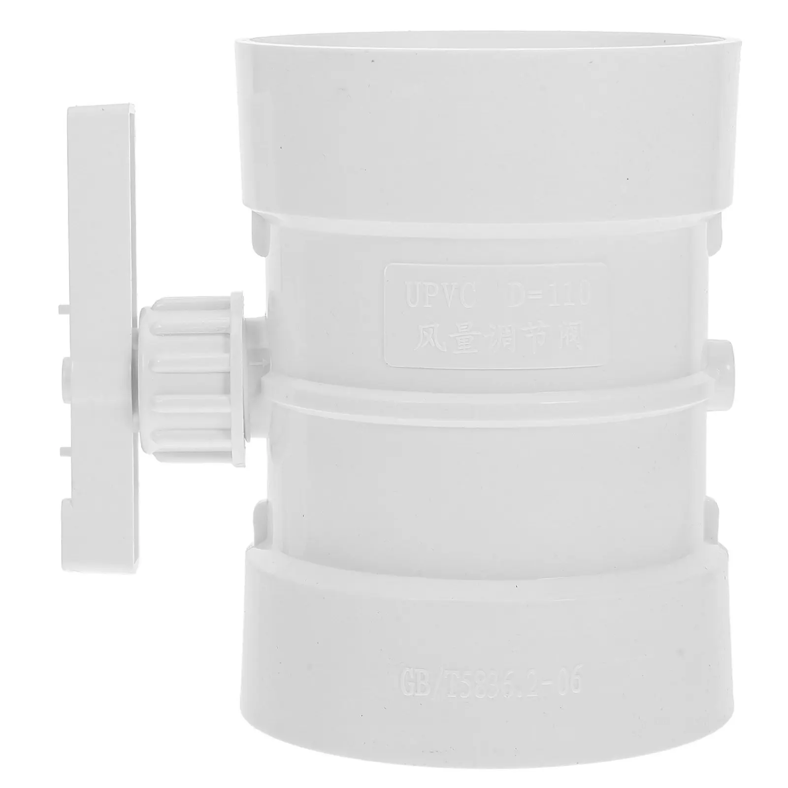 Manual Control Damper for Hvac Ducting and Kitchen Range Hoods Rapid Ventilation Smooth Interior Leakage