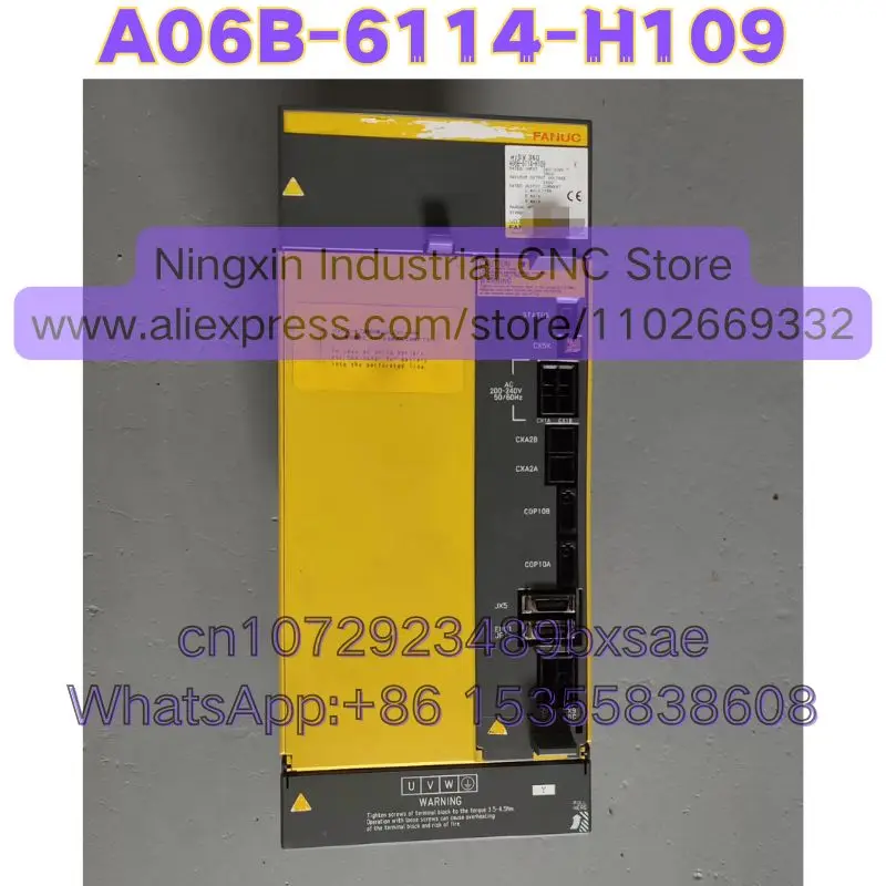 High-quality Goods A06B-6114-H109 Used Function Intact