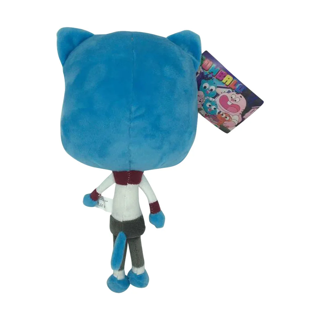 ﻿   25 cm Miniko Cartoon Verbazingwekkende Wereld Gumball Darwin Anais Knuffels Leuke Kat Bunny Knuffel Verjaardagscadeau Cadeaus Voor