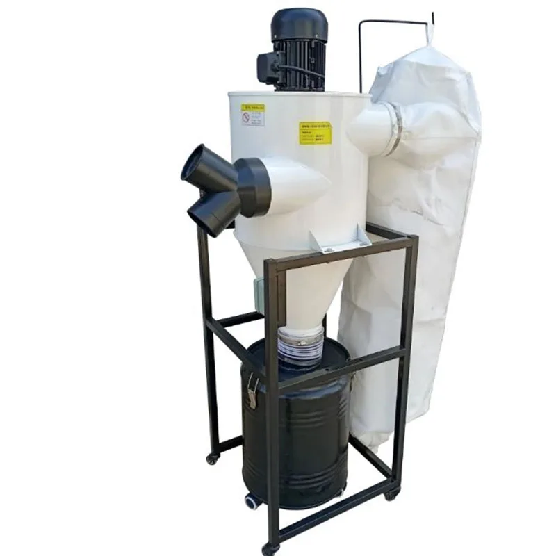 750W-2.2KW Industrial Mobile Bag Filter Dust Collector Engraving Machine Cyclone Vacuum Cleaner