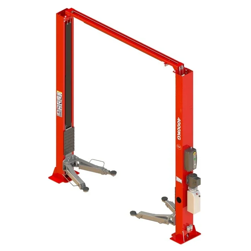 Manual unlock gantry double column lift U-T40D car lift equipment