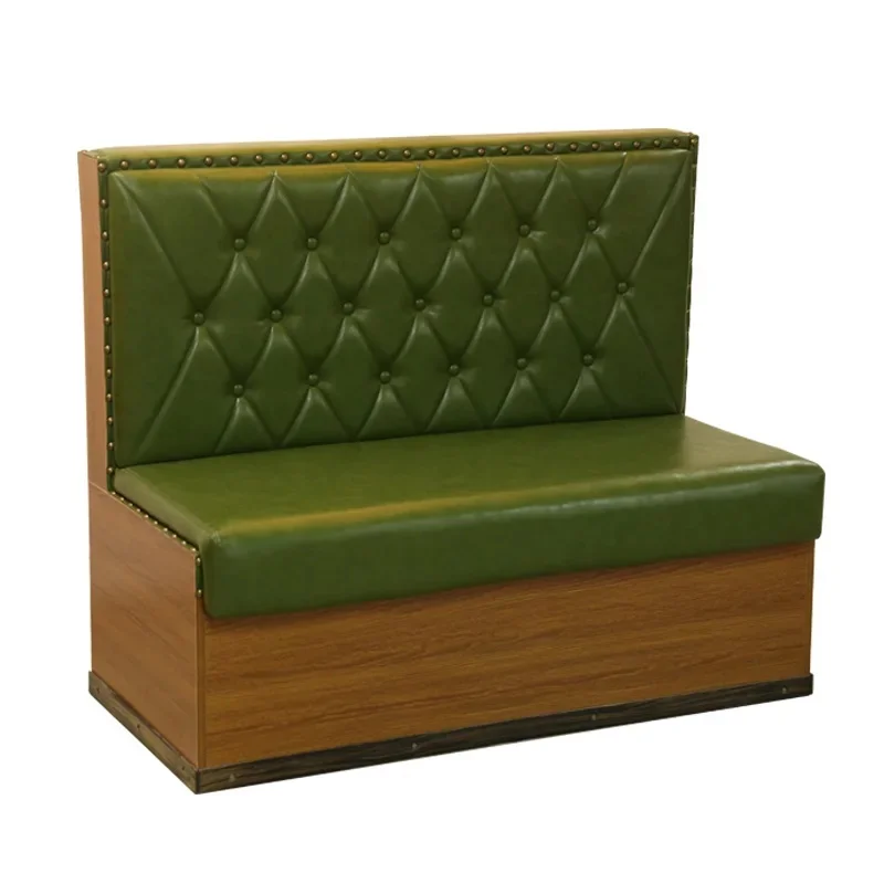 Vintage Restaurant Furniture Booth Seating Green Modern Restaurant Set New Arrival Italy Dining Table Sets