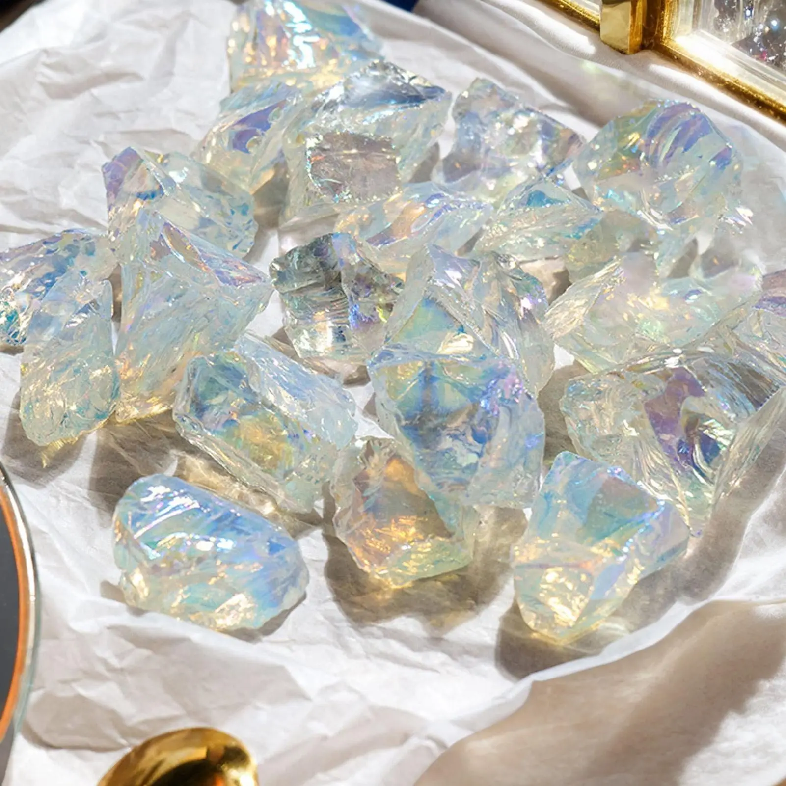 Raw Opal Irregular Rough Gemstones Aromatherapy Stone Collectible Art Craft Natural Crystal Diffuser Stone Home Decoration