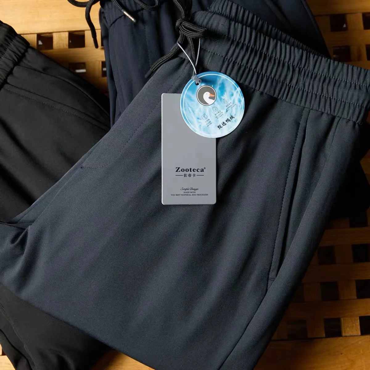 

Мужские зимние прямые пуховые брюки 90 Du down с защитой от ветра, водонепроницаемые теплые длинные брюки Faion Urban, повседневный цвет