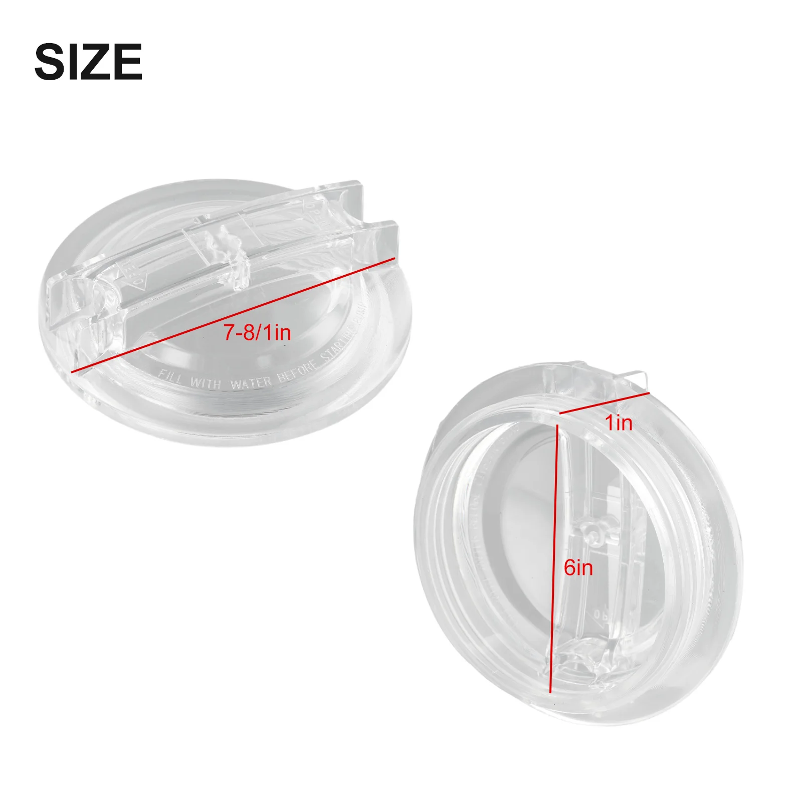 High Quality Brand New Cover Threaded Strainer Lid Transparent 1 Pcs Compatible For Hayward Garden PVC SP3000X