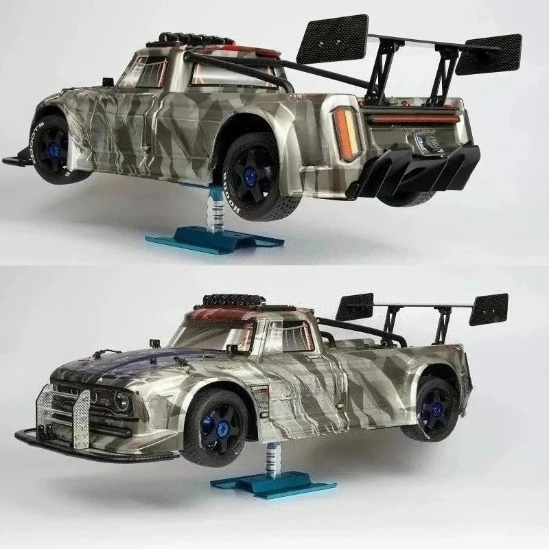 1/7 ARRMA Infraction Pure Carbon Fiber Upgrade Parts Ki - Rear Wing Front Lip Spoiler Side Skirts Lightweight Hard RC Body Parts