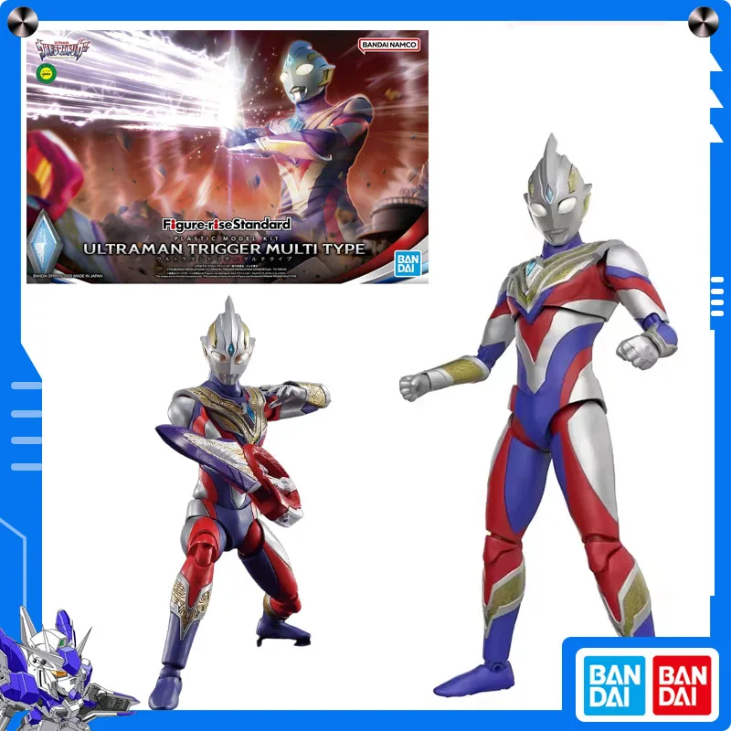 

Original Bandai Ultraman Trigger Multitype Injection Kits FigureriseStandard Anime Action Figure Assembly Model Collect Ornament
