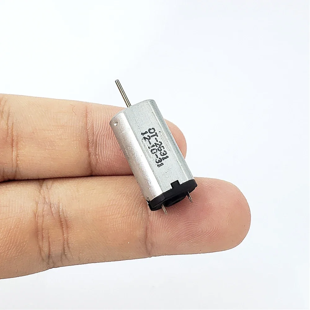 Micro10mm*12mm Electric DC Motor Small Mini N30 DC 3V 3.7V 4.2V 43000RPM High Speed Motor Strong Magnetic Carbon Brush Motor