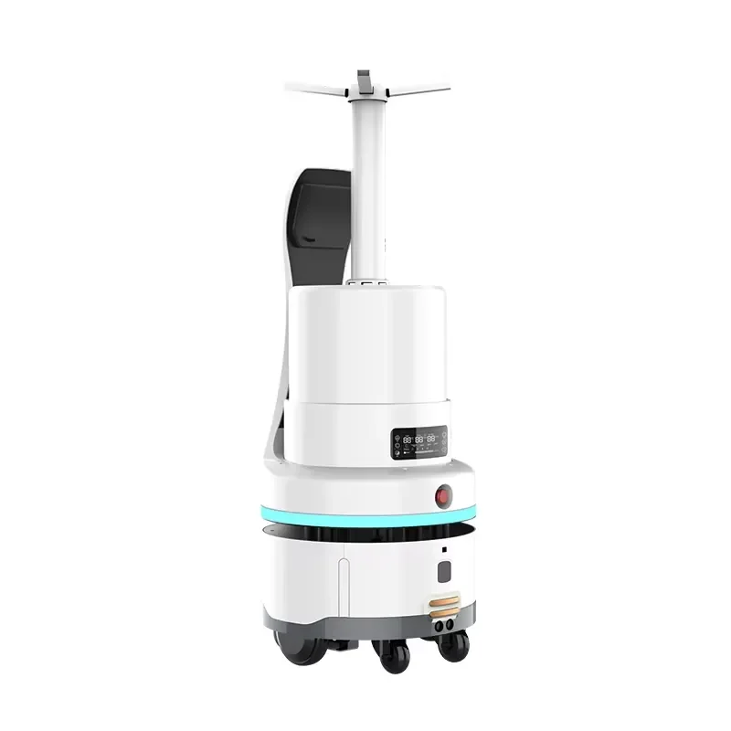 Modern Medical Smart Autonomous Spray Disinfection with LiDAR Navigation for Hospitals, Automatic Aroma Diffusion and