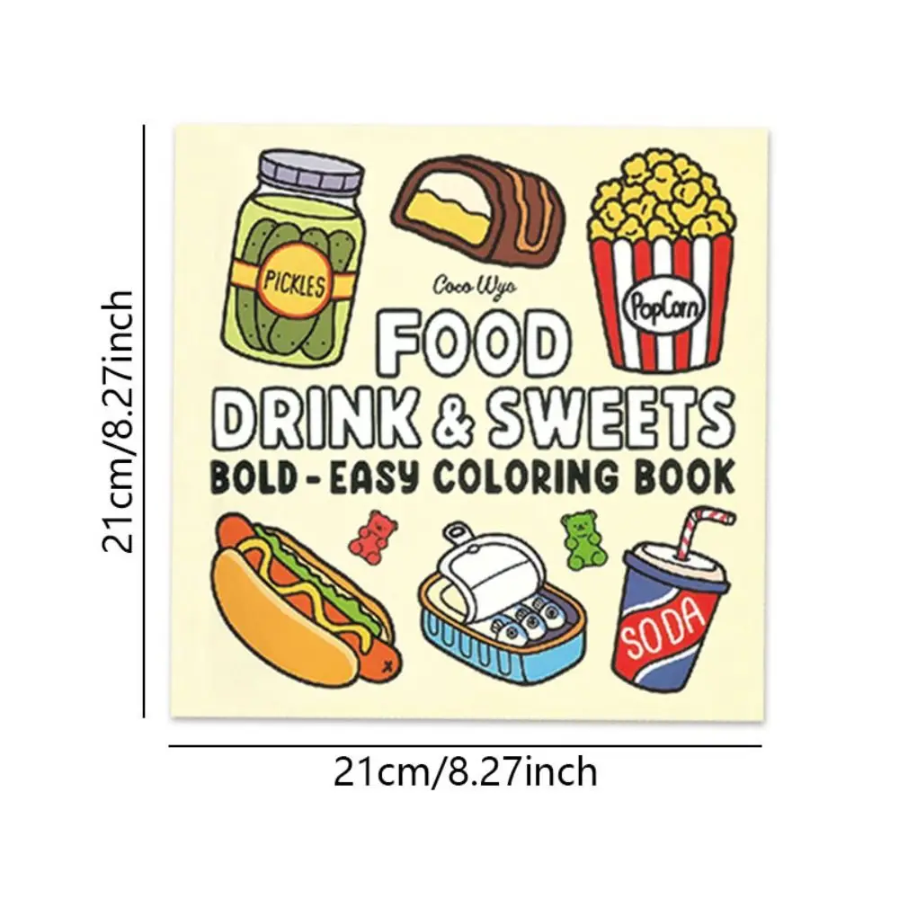 Książeczka do kolorowania Montessori Mini Food Fruit, edukacyjna książeczka do kolorowania kredkami, kieszonkowa książeczka do graffiti, kreatywna książeczka do samodzielnego malowania.