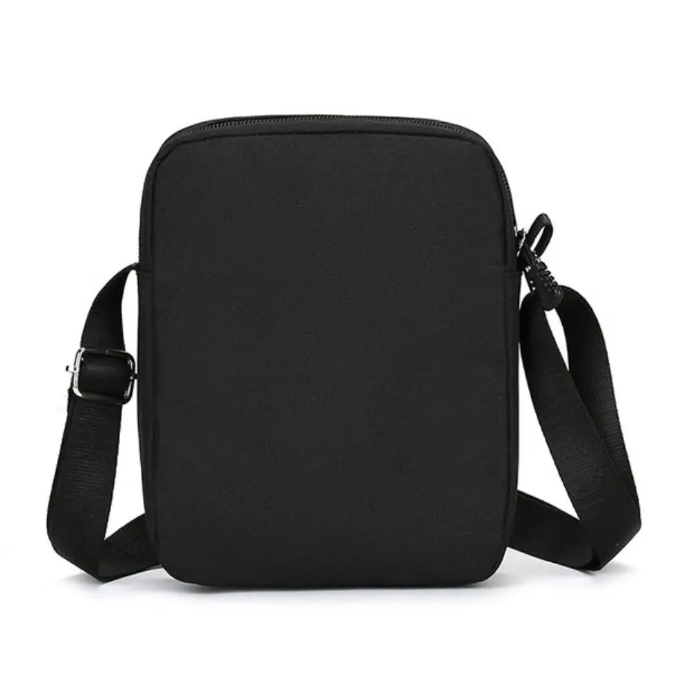 Oxford-Sac de téléphone portable durable pour homme, mini sac de taille, initié, noir