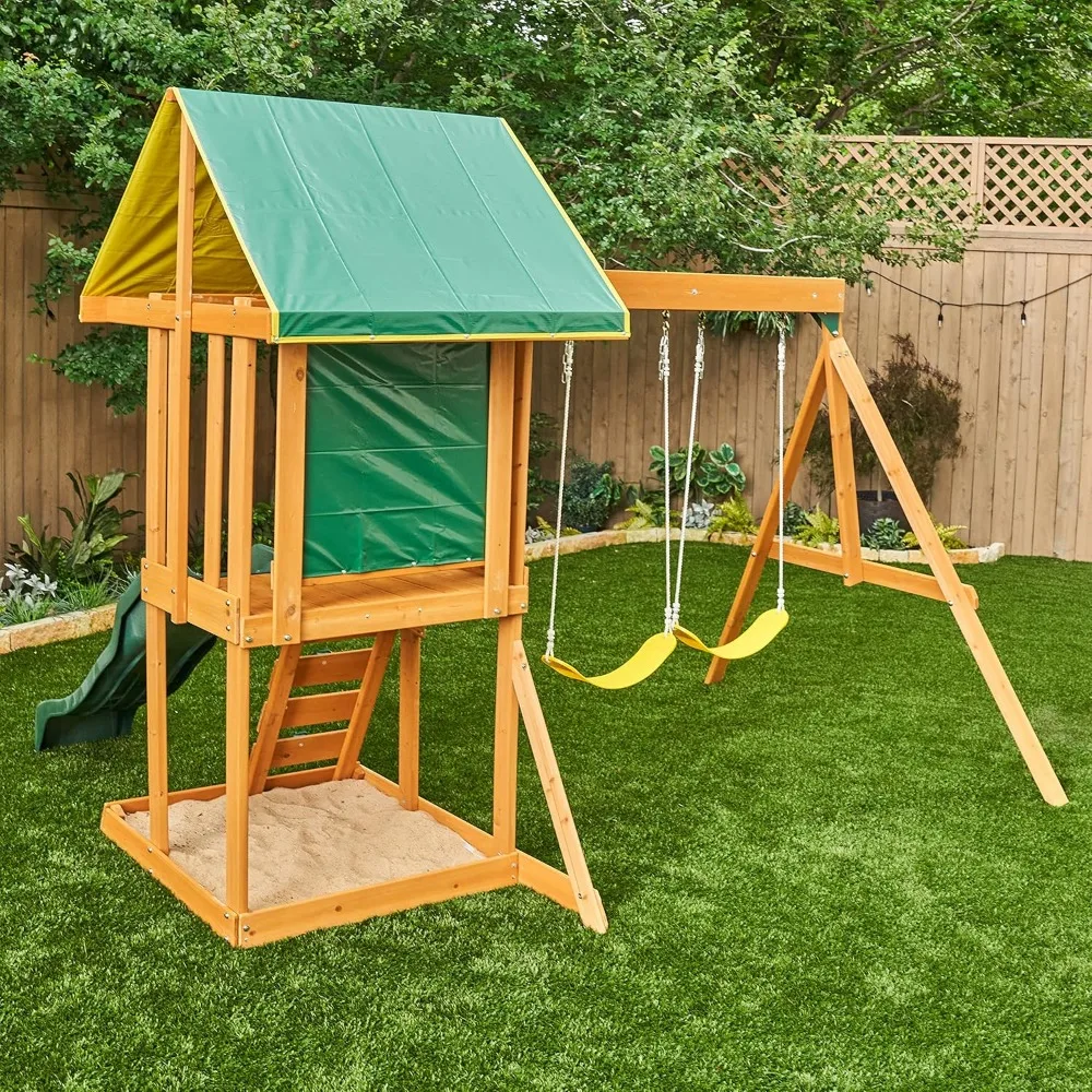 Balançoire en bois KidKraft Appleton - Exclusive sur Amazon
