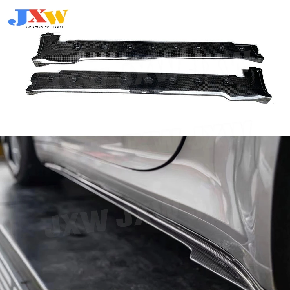Saias laterais de fibra carbono pára-choques aventais decoração para porsche 911 991 992 2022 + frp porta pára-choques lábio capa frp acessórios do carro