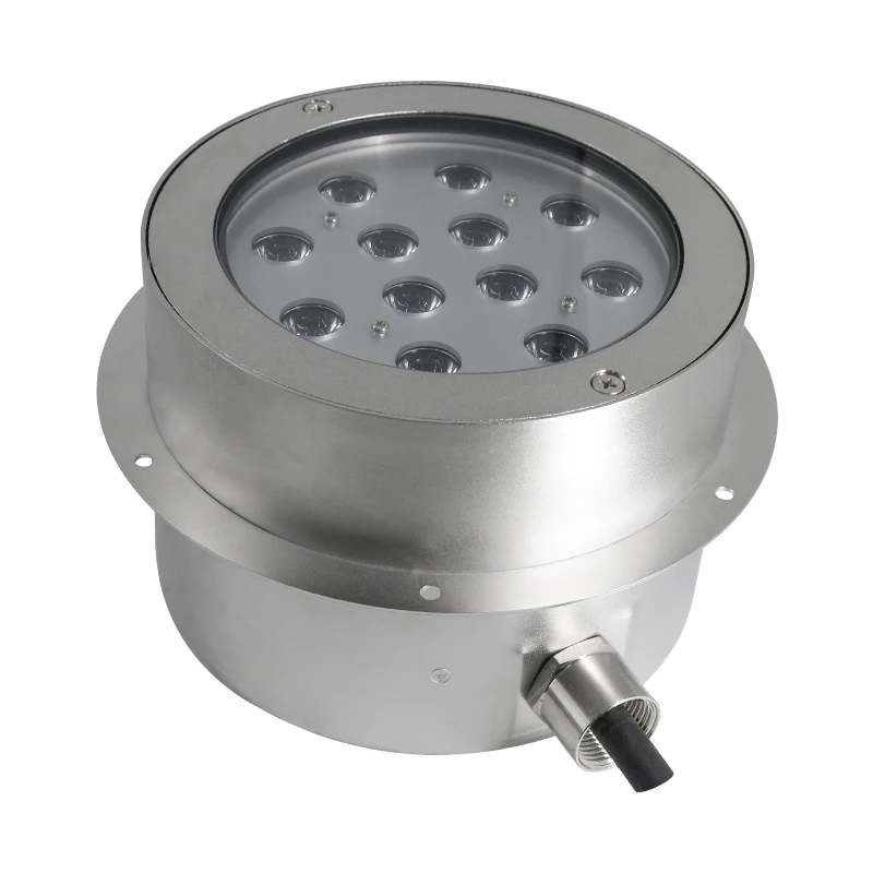 Direct Source 12V 9W Embedded 316SSL Stainless Steel 316 Landscape Underwater Light Colorful IP68 for Underground Pool