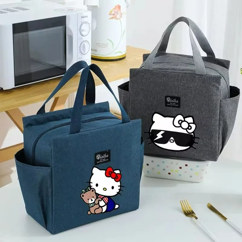 

Hello Kitty Bento Packs Insulated Ice Packs Insulated Lunch Box Bags for Picnics Portable Lunch Bags for Student School Supplies