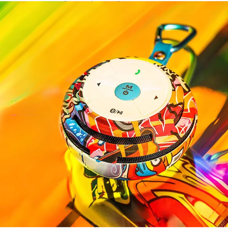 

KYYSLB Bluetooth portable outdoor mini speaker, suitable for running, card slot, bass speaker player