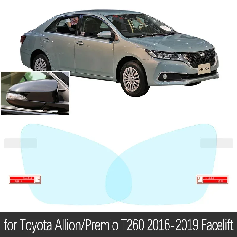 Автомобильное зеркало заднего вида, защитная пленка для Toyota Allion Premio T260 260 2016 ~ 2019, непромокаемая прозрачная пленка для подтяжки лица, аксессуары Автомобильное зеркало заднего вида, защитная пленка для Toyota Allion Premio T260 260 2016 ~ 2019, непромокаемая прозрачная пленка для подтяжки лица, аксессуары