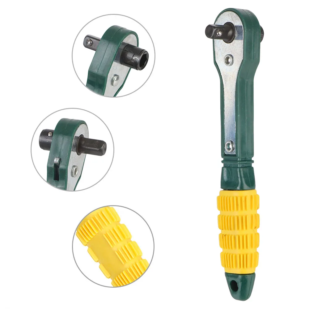 Adjustable Rapid Ratchet Wrench 1/4 Screwdriver Rod Mini Practical Quick Socket Wrench Tools