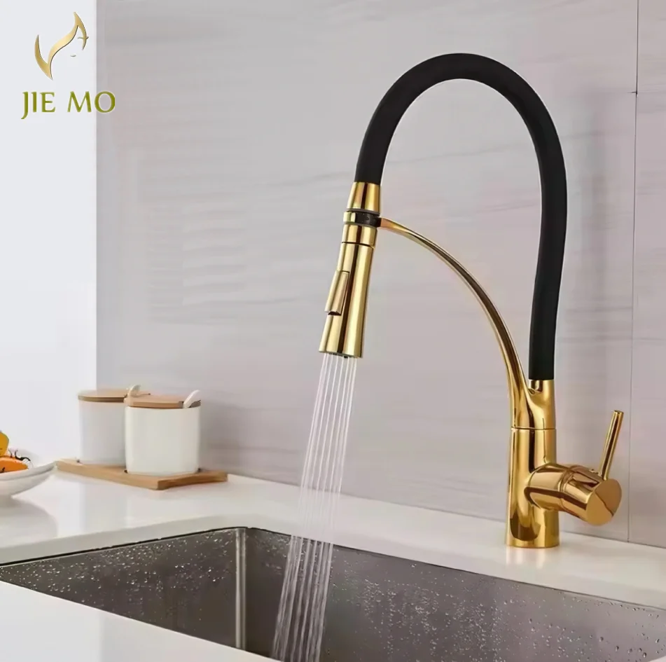 Kitchen faucet with domestic cold and hot zinc alloy sink for washing vegetables, hand washing, and dishwashing, featuring doub