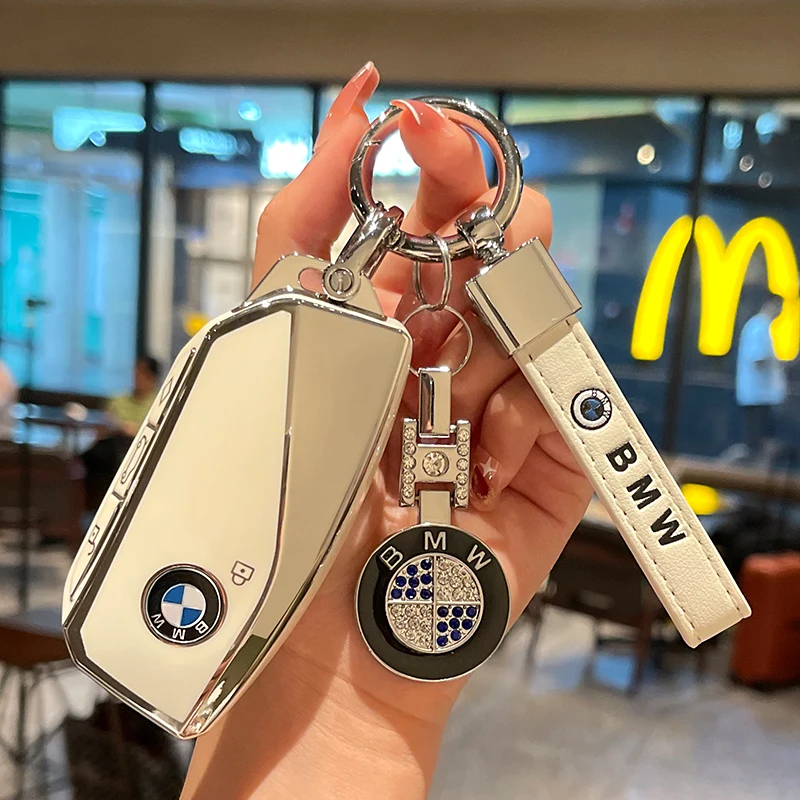 

TPU Car Key Case Cover Fob Protector Shell For BMW i7 X7 G07 LCI iX I20 X1 U11 7 Series G70 G09 XM U06 G81 M3 2023 Accessories