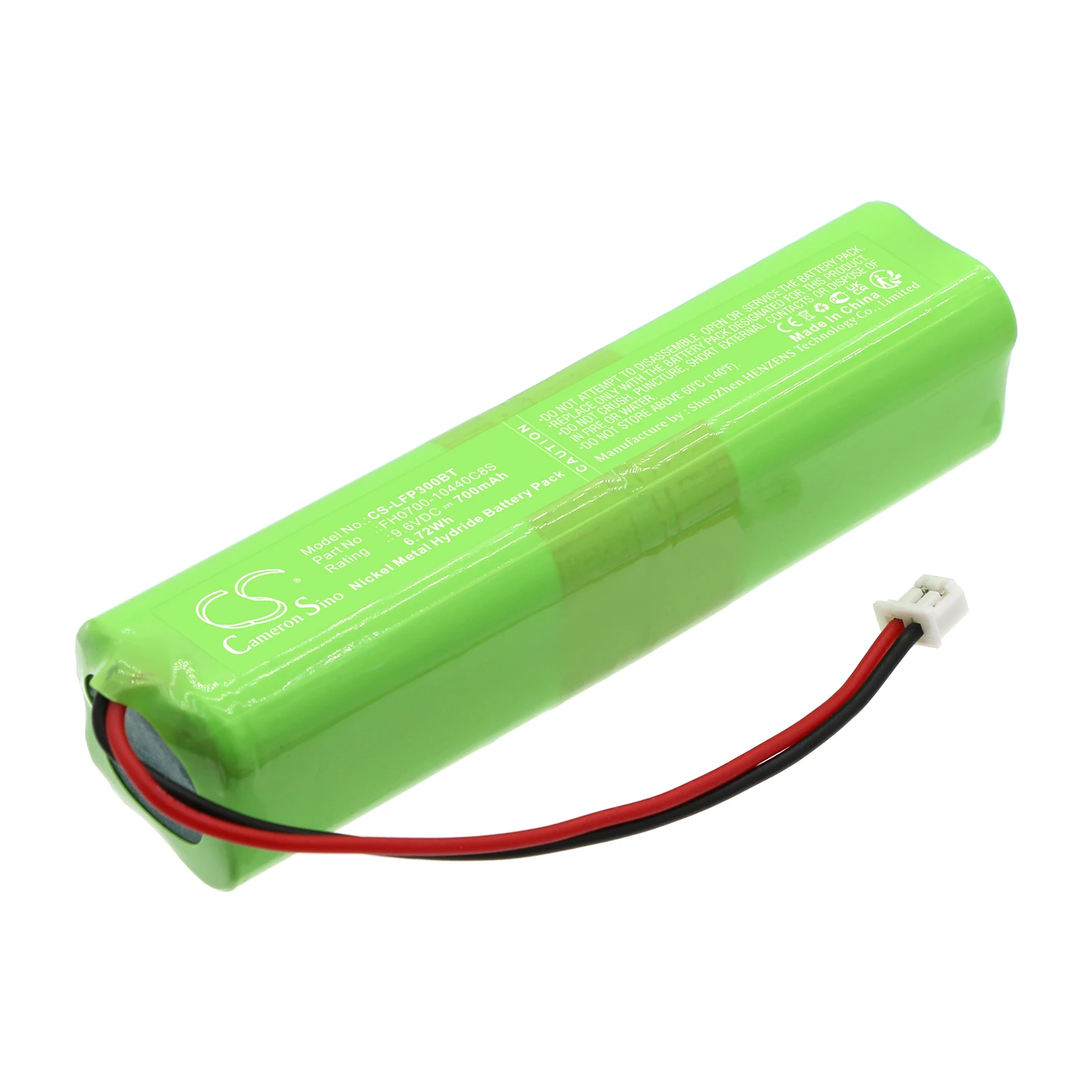 CS Replacement Battery For LifeSOS Radio Channel,Control Panel LS-30,LS-30 8SEH FH0700-10440C8S 700mAh / 6.72Wh Alarm System