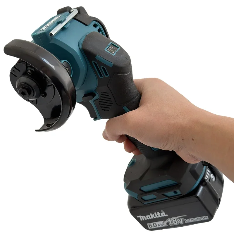 Makita Digital Display Brushless Mini Angle Grinder For 20V / 18V Battery Grinding Machine Cutting For DeWALT