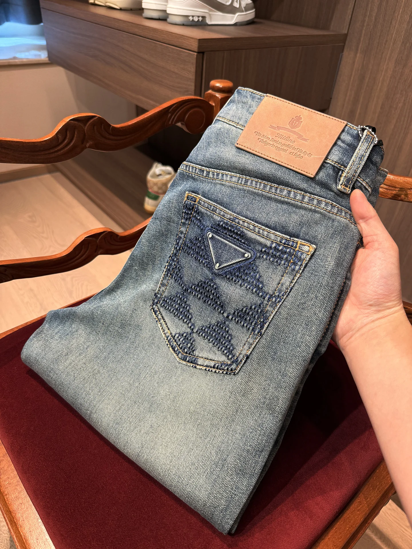 

Skin-Friendly Breathable Slim Fit Men's Jeans Elastic Cotton Blend Comfortable Spring Summer High-Quali Rigid Denim Pants