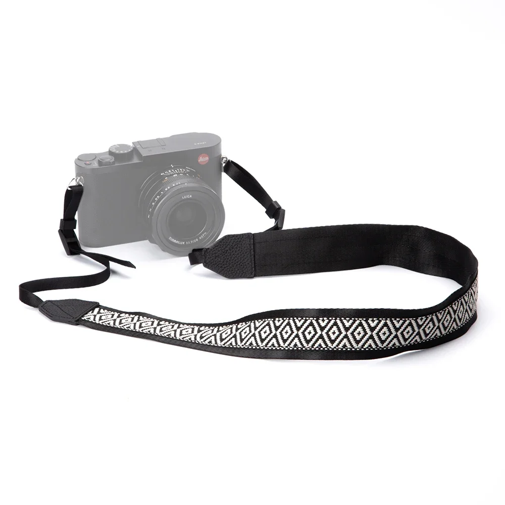 

Embroidered Adjustable Camera Shoulder Strap Sling Neck Strap For Sony Nikon Canon Fujifilm Leice Mirrorless Camera DSLR Cameras