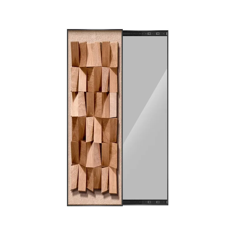 Espejo de cuerpo entero moderno, simple e invisible, espejo de cuerpo entero extraíble, espejo oculto para entrada, pintura decorativa para pared de dormitorio